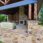 backyard-outdoor-living-area-hardscape-ideas-landscape-design-atlanta outdoor living area with outdoor kitchen backyard hardscape ideas for landscape design in Atlanta