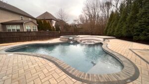 Techo-Bloc-Paver-Swimming-Johns-Creek-Georgia Luxury outdoor living with pool Johns Creek Ga