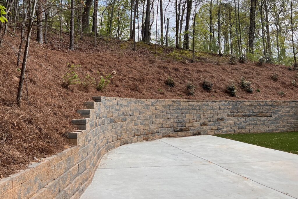 johns-creek-ga-retaining-wall-company-the ricks-group Beautiful retaining wall -- north Metro Atlanta landscaping and hardscaping projects
